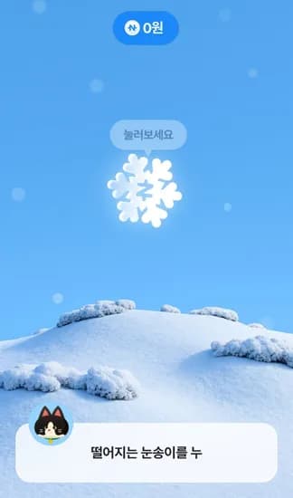눈송이 포인트팡