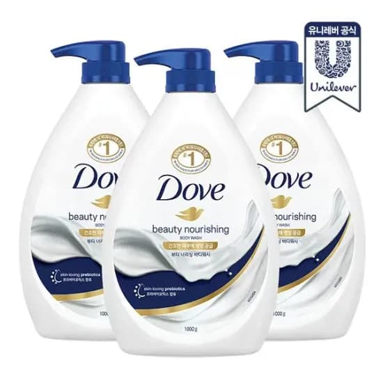 도브 바디워시 1L x 3개 (15,912원/무료)