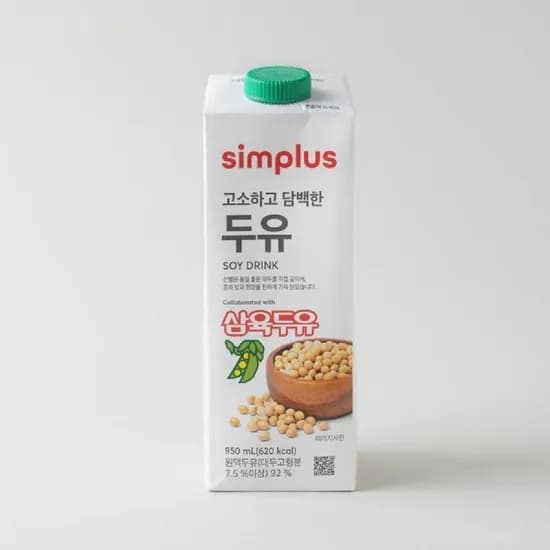 simplus 두유 950ML (1,000원/3,000원)