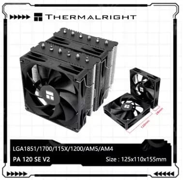 써멀라이트 피어리스 어쌔신 120 SE V2 PA120SE 듀얼공냉 (28,182원/무료)