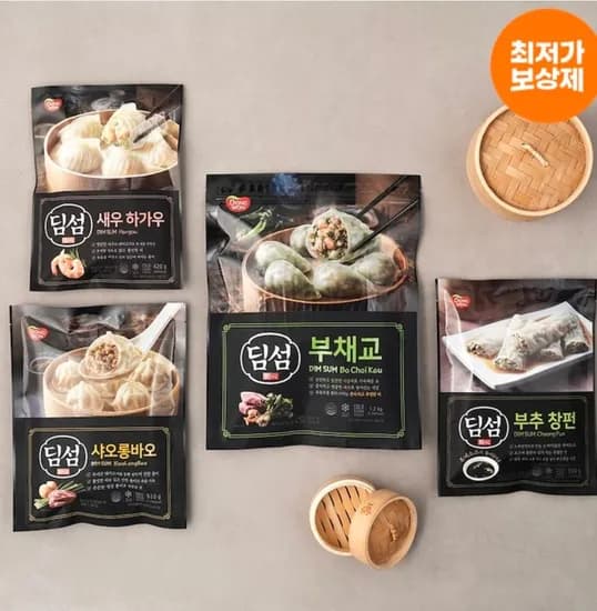 동원 딤섬만두 300g 6봉 4종 (18,449원/무료)