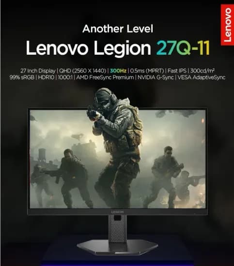레노버 LEGION 27Q-11 27인치 QHD 300Hz (199,140원/무료)