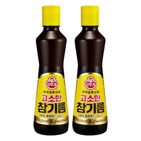 오뚜기 고소한 참기름 320ml x 2개 (11,880원/무료)
