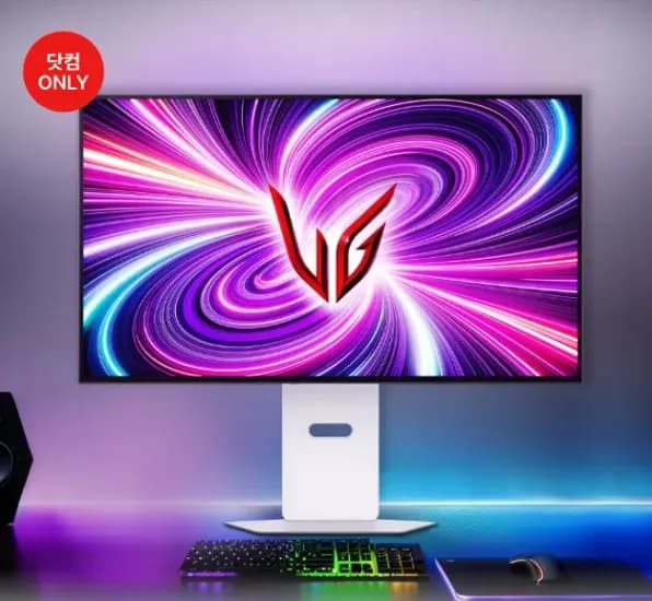 32인치 UHD 게이밍모니터 32GS95UVW, OLED, 4K 240Hz  FHD 480Hz (1,200,700원/무료)