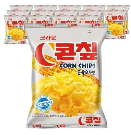 콘칲 C 군옥수수맛, 70g, 15개 (10,080원/무료)