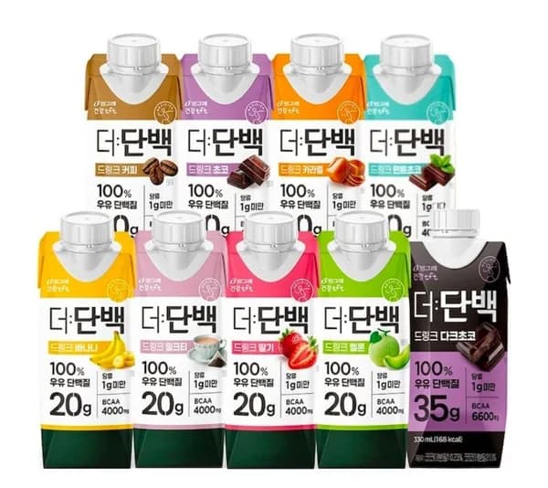 더단백 드링크 8종 36팩