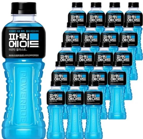 파워에이드 마운틴블라스트, 600ml, 20개 (17,930원/무료)