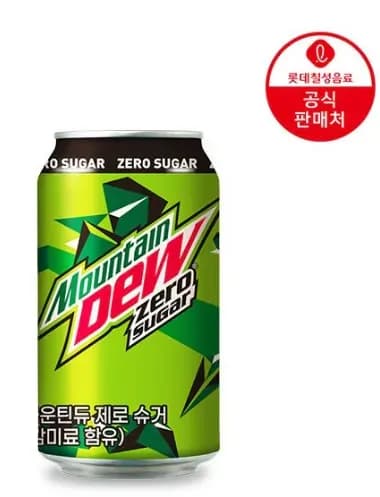 마운틴듀 제로슈거 355ml 24개 (13,860원/무료)