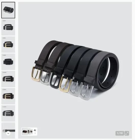 무탠다드 사피아노 신세틱 레더 벨트 30mm (10,190원/무료)