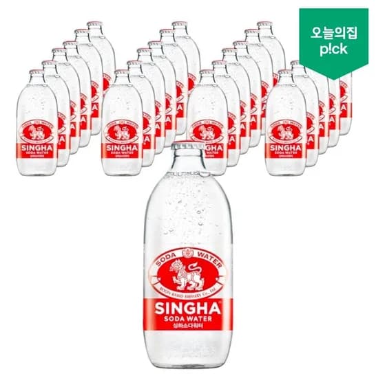싱하 소다워터 탄산수 325ml 48병