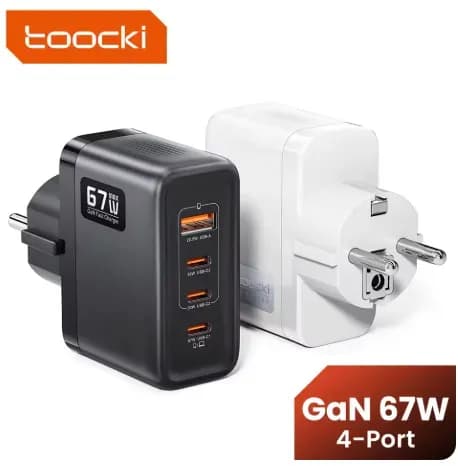 토키 GaN PPS PD3 67W 접지 4포트 멀티충전기 (20,179원/무료)