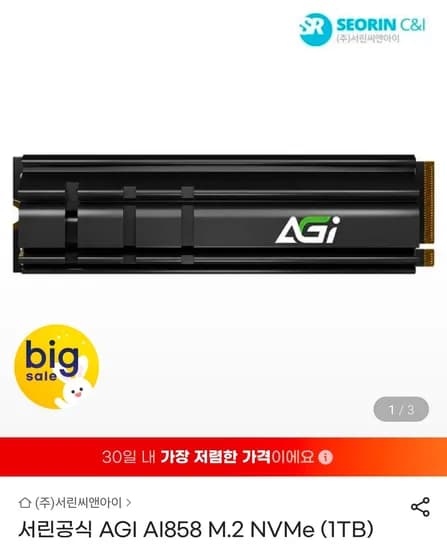AGI AI858 M.2 NVMe 1TB