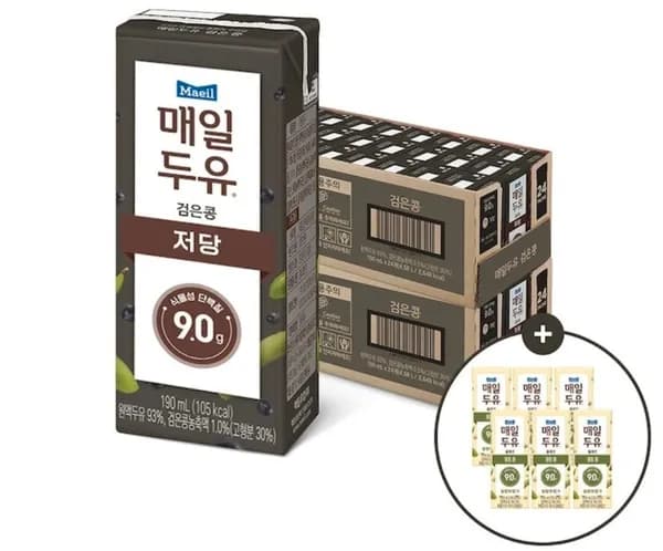 매일두유 검은콩 190ml 48팩