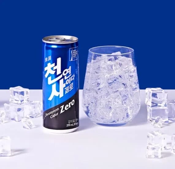 천연사이다 제로 250ml 30캔
