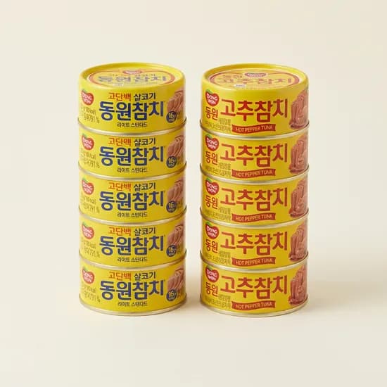 동원 라이트참치 85g 6개 외 1종