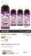테일러 푸룬 딥워터, 180ml, 4개 (12,510원/무료)
