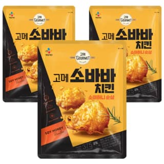 CJ제일제당 고메 소바바치킨 소이허니 순살