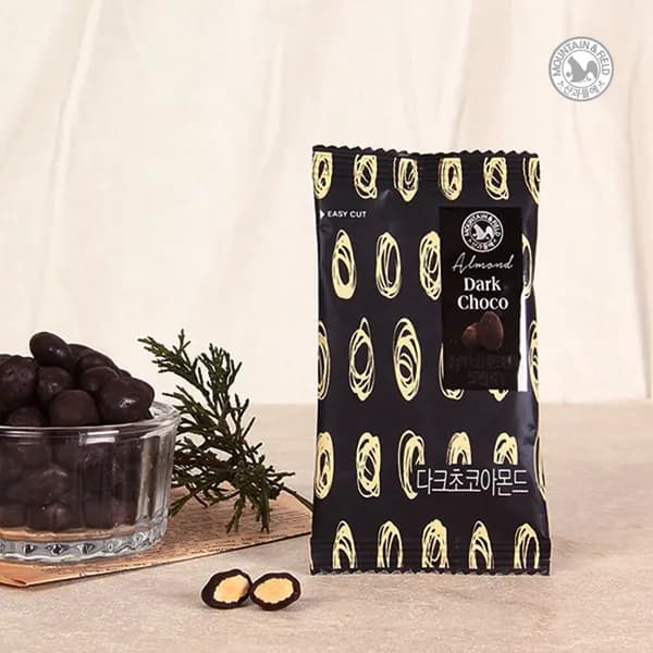 산과들에 다크초콜릿아몬드 20g X 30봉 (9,909원 / 무료)