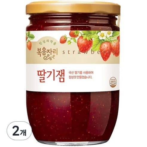복음자리 딸기잼, 640g, 2개 (10,880원/와우무배)