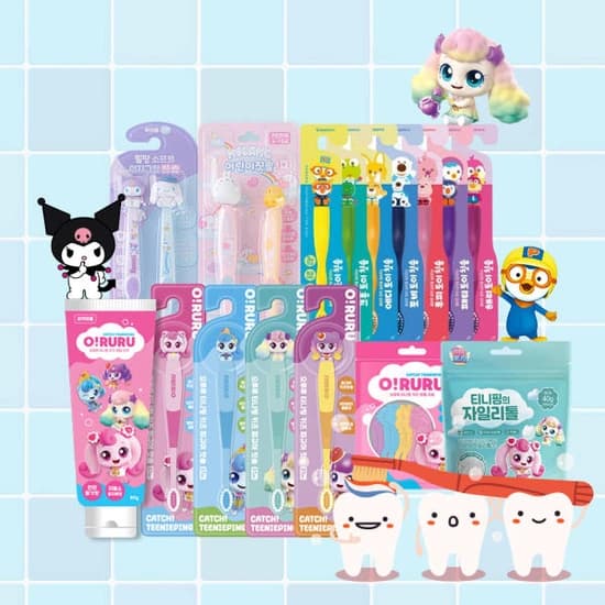 캐치티니핑 산리오 뽀로로 칫솔 치약 외 모음전 (7,900원~ / 무료배송)