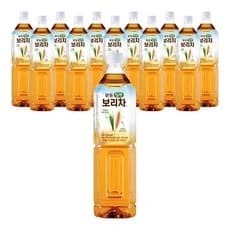 광동 밀싹 보리차 음료, 1.5L, 12개 (9,370원/무배)