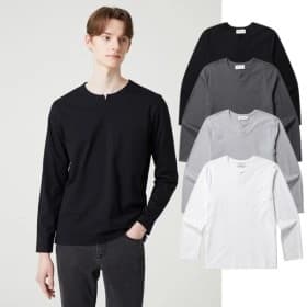 에디션 면100 베이직 긴팔 티셔츠 6종 (12,420원 / 3,000원)