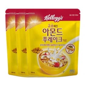 켈로그 아몬드 푸레이크 600G * 3개 (유클12,900원/무배)