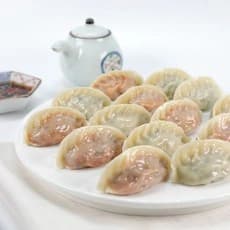 쿠팡)허만두 푸짐한 대용량 고기잎새만두 1.4kg + 김치잎새만두 1.4kg