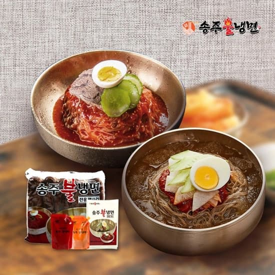 송주불냉면 새콤비빔냉면 5인분 (8,900원/3만원이상 무배)