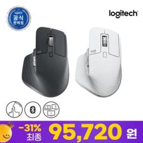 로지텍 코리아 MX MASTER 3S 무선 블루투스 마우스 (95,720원) (무료)