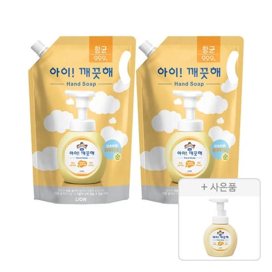 손 씻는 분들만 아이깨끗해 핸드워시 3.6L + 250ml 공용기 (15,900원/무배)