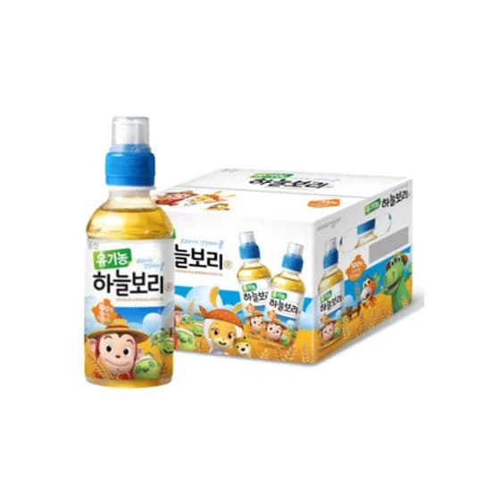 웅진 유기농 하늘보리, 200ml, 24개 ( 13,300원 / 무료 배송 )