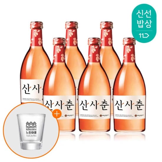 배상면주가 산사춘 375ml x 6입 외 증류주 전통주 모음전 ( 19,750원 / 무료 배송 )