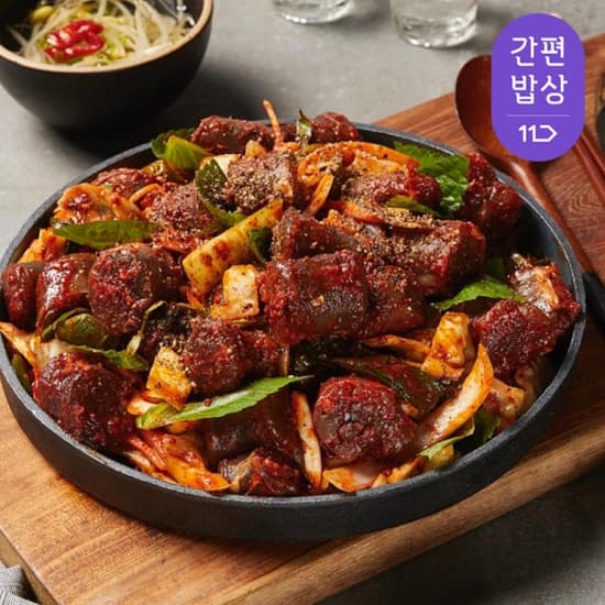 쿡솜씨 깻잎매콤순대볶음 밀키트 2인분 ( 7,430원 / 3,500원 )