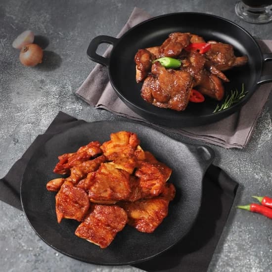 통닭다리 매운닭갈비 2팩 + 간장닭갈비 2팩 (각 600g) 팩당 3,483원  (13,934원/무료)