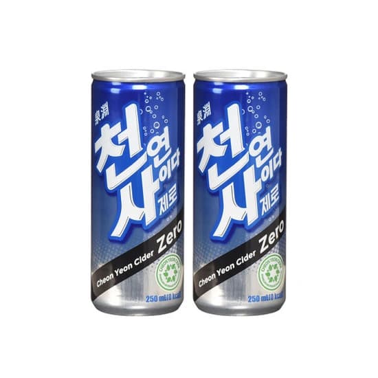 천연사이다 제로 음료 30캔 (12,500원/무료 배송)