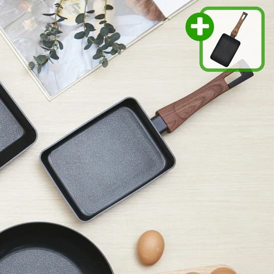 1+1 실바트 까리노 고농축 인덕션 사각 프라이팬 18cm 에그 계란말이 계란후라이팬 (39900/무료)