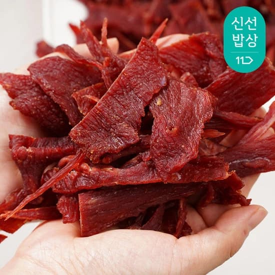 항진육포 원육포 클래식 소고기 자투리 육포 500g ( 27,260원 / 무료 배송 )