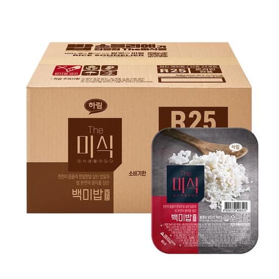 당진쌀로 만든 당진 백미밥 200g 24개 ( 18,800원 / 무료 배송 )