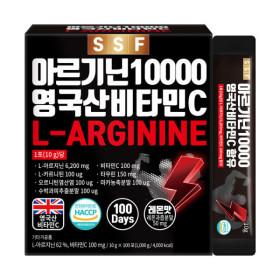아르기닌 10000 L-아르기닌 6200mg (4/24 단독특가) 100포(1박스) 비타민C 타우린 ( 23,900원 / 무료 배송 )