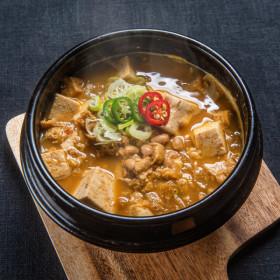 시골집 청국장찌개 450g x 5개/3대째 전통방식고수/진짜배기 밥도둑/쫄면 1인분세트 증정 ( 14,800원 / 무료 배송 )
