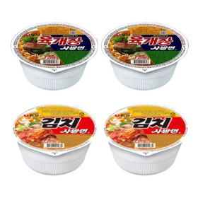 육개장사발면12개 + 김치사발면12개 (총24개) 22500원/무배