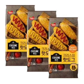 지마켓)퀴진 크리스피핫도그 400gx3봉 원산지 : 상세설명 참조 38% 기존가30,000원 22,250원 18,500원