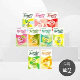 티젠 콤부차 10스틱 X4박스 9종中 택2 (40스틱) / 신상 요구르트맛 포함 / 당0g저칼로리 &lt; 12,900원 / 3,000원 &gt;