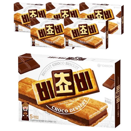 오리온 비쵸비, 125g, 6개 티멤버십 (10,490원) (무료)