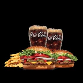 지마켓)(버거킹) 치즈와퍼+와퍼주니어+콜라R+콜라R+프렌치프라이L 11500원/바로발송