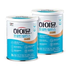 지마켓) 하이뮨 프로틴 밸런스 고소한맛 304g 2캔 (소비기한 25/11/15) 임박 특가 28350원/3만이상무배