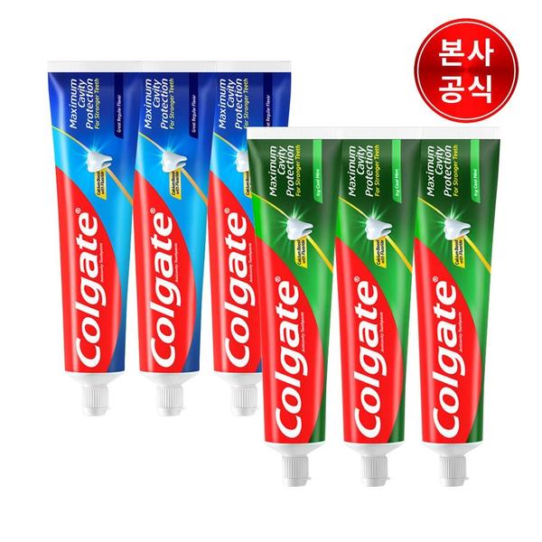 콜게이트 캐비티 프로텍션 불소치약 6개 (19,110원/무료 배송)