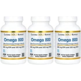 3개X 오메가3 800 피쉬오일 EPA/DHA 80% 90정 해외직구 < 73,280원   / 무료 배송 >