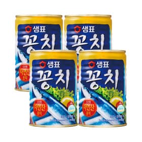 지마켓) 샘표 꽁치 원터치 400g 4개 18360원/3만이상무배